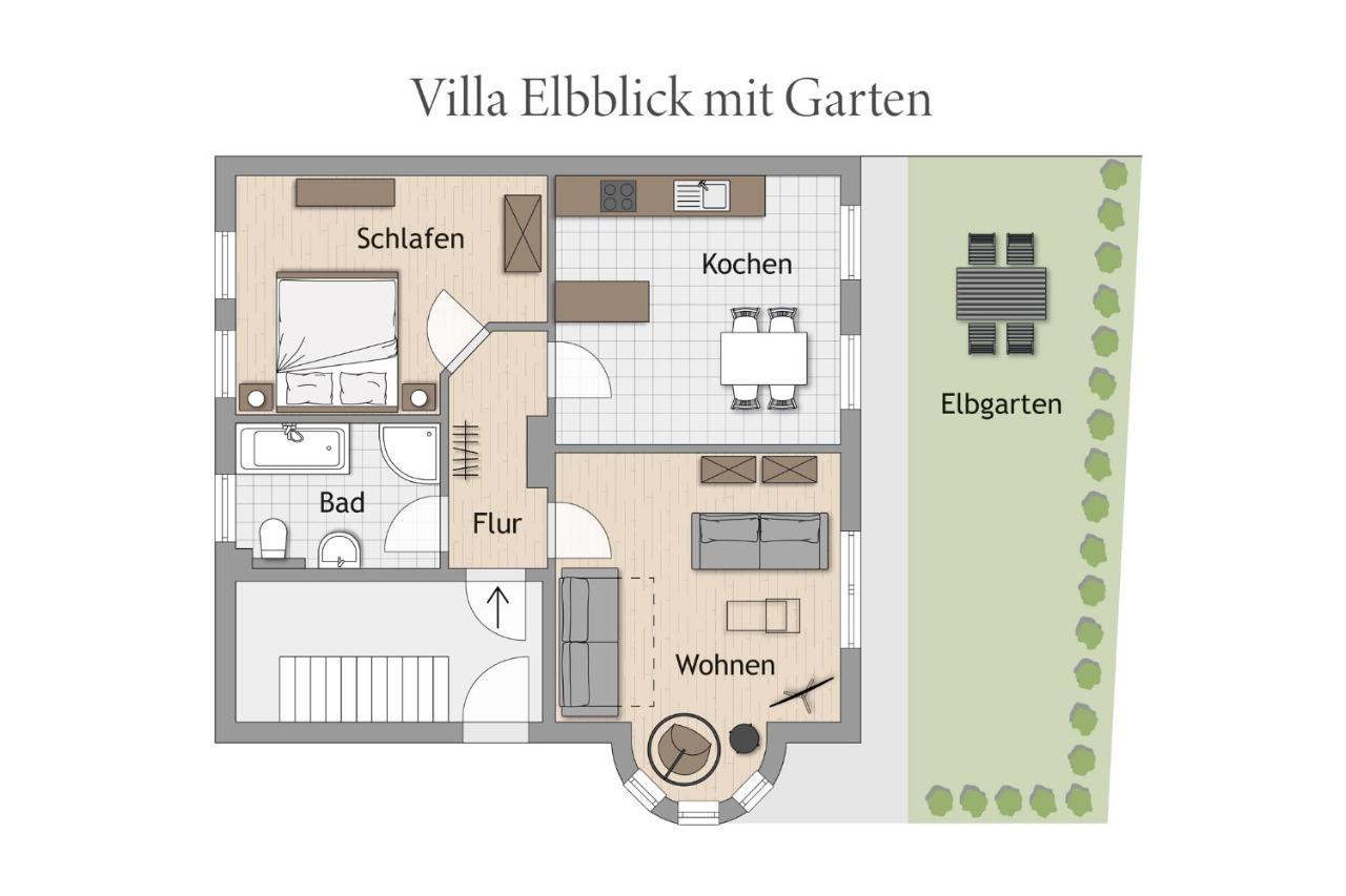 Villa Elbblick Mit Garten Tangermünde Dış mekan fotoğraf